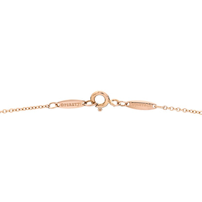 Tiffany 18K Rose Gold Diamond .31ctw Elsa Peretti Diamonds by the Yard Sprinkle Necklace 4 of 6