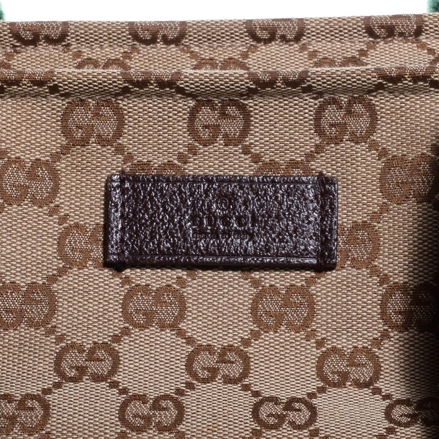 Monogram Web Large Diaper Tote Brown