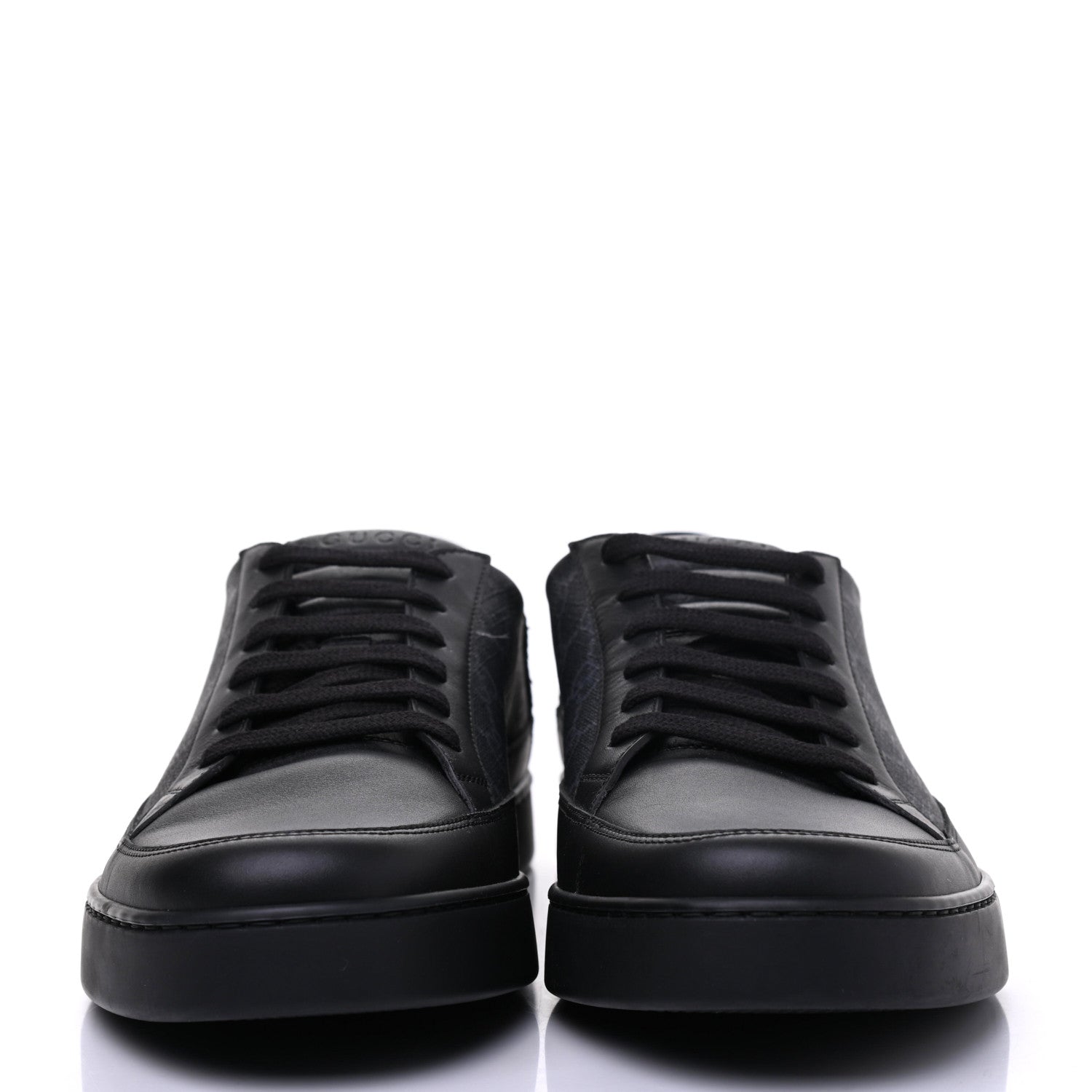 Gucci GG Supreme Monogram Mens Low Top Sneakers 11 Black 2 of 9