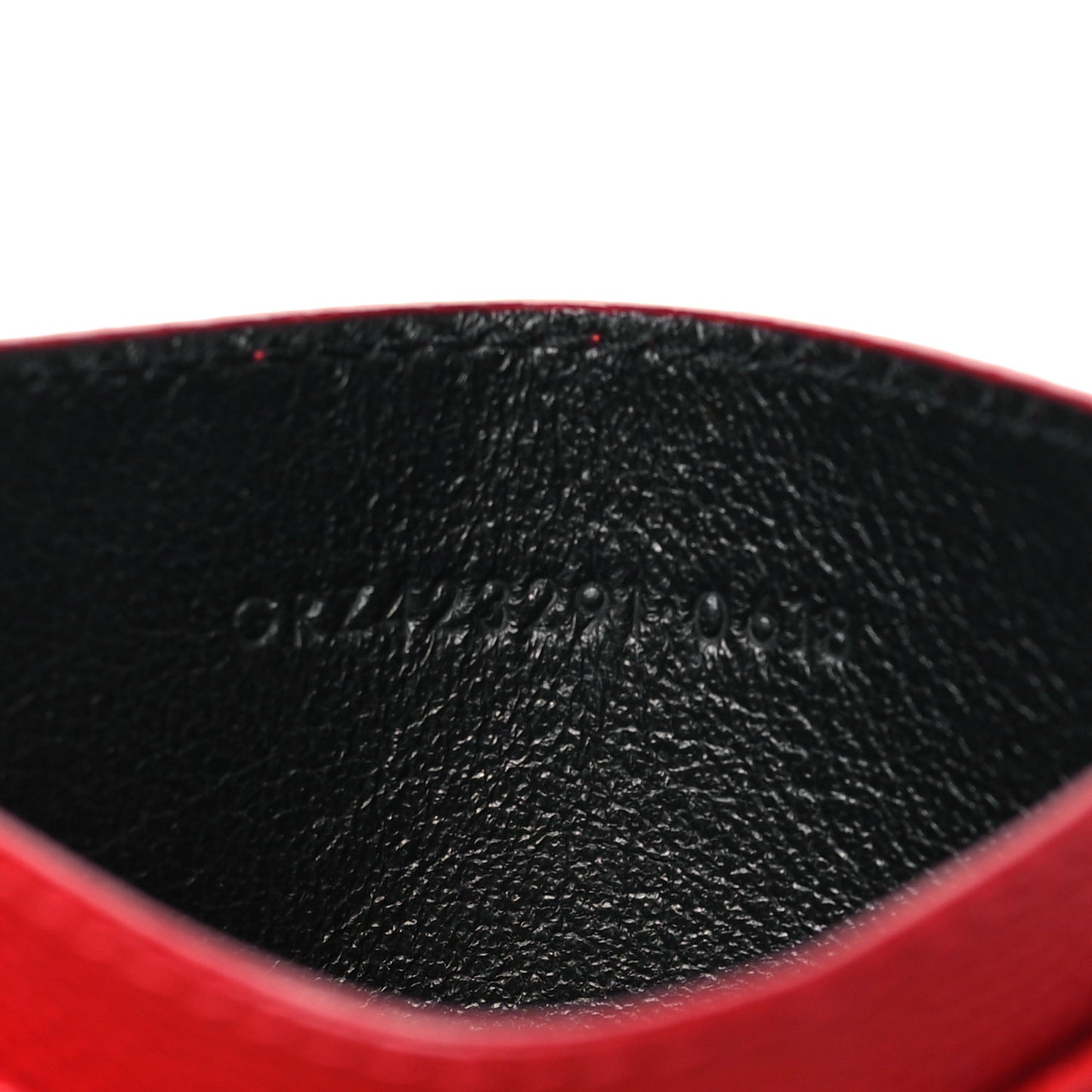 Grain De Poudre Matelasse Chevron Monogram Credit Card Case