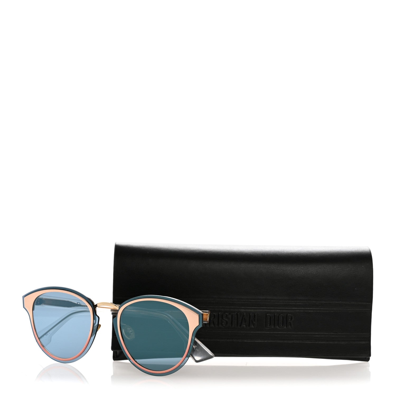 Christian Dior Mirrored Nightfall Sunglasses 35J2A Gradient Blue 9 of 9