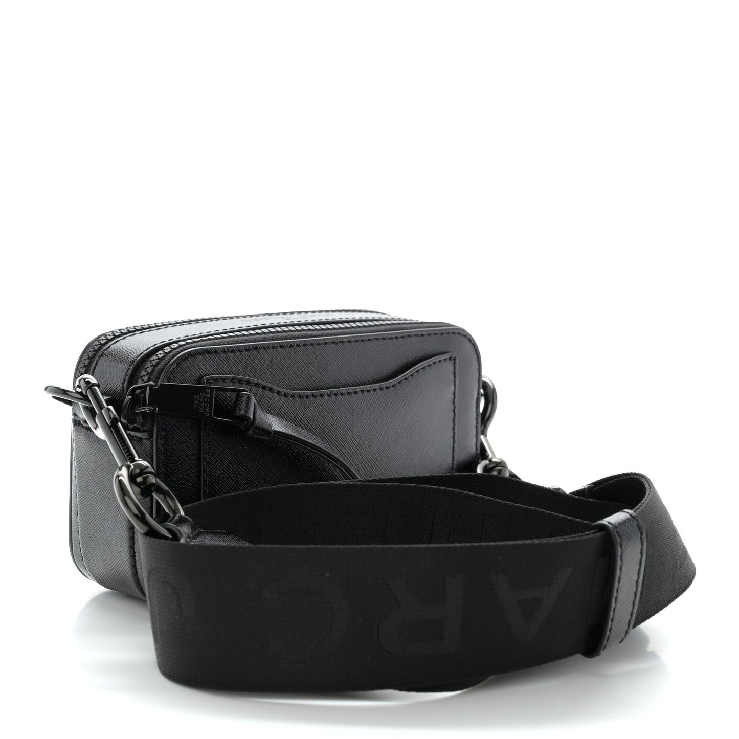 Saffiano Snapshot Camera Bag Black