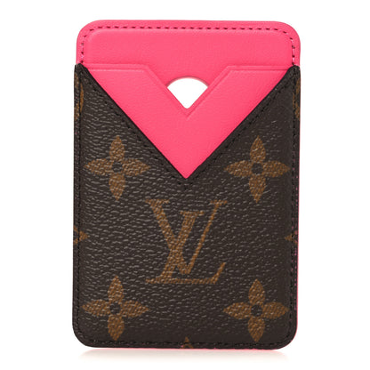 Louis Vuitton Monogram Macassar Magnetic Card Holder Pondichery Pink 1 of 7