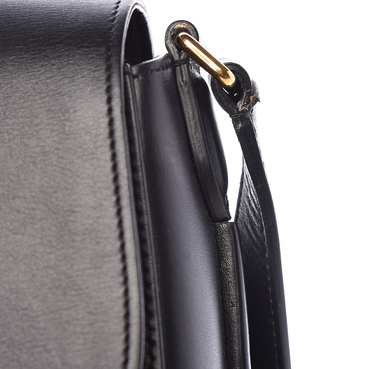 Celine Palmelato Calfskin Medium Trotteur Black 12 of 17