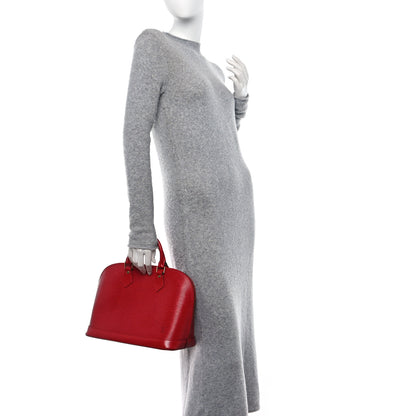 Louis Vuitton Epi Alma PM Castillan Red 2 of 9