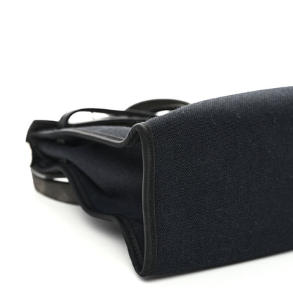 Hermes Military Toile Vache Hunter Herbag Zip PM 31 Black 10 of 12