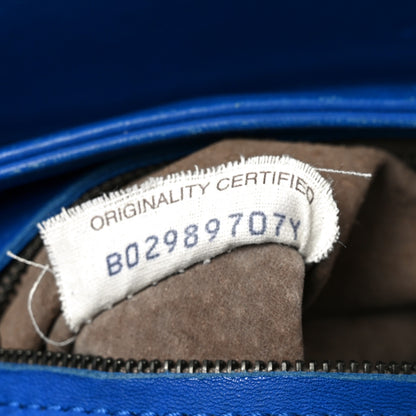 Bottega Veneta Nappa Intrecciato Medium Olimpia Shoulder Bag Blue 8 of 12
