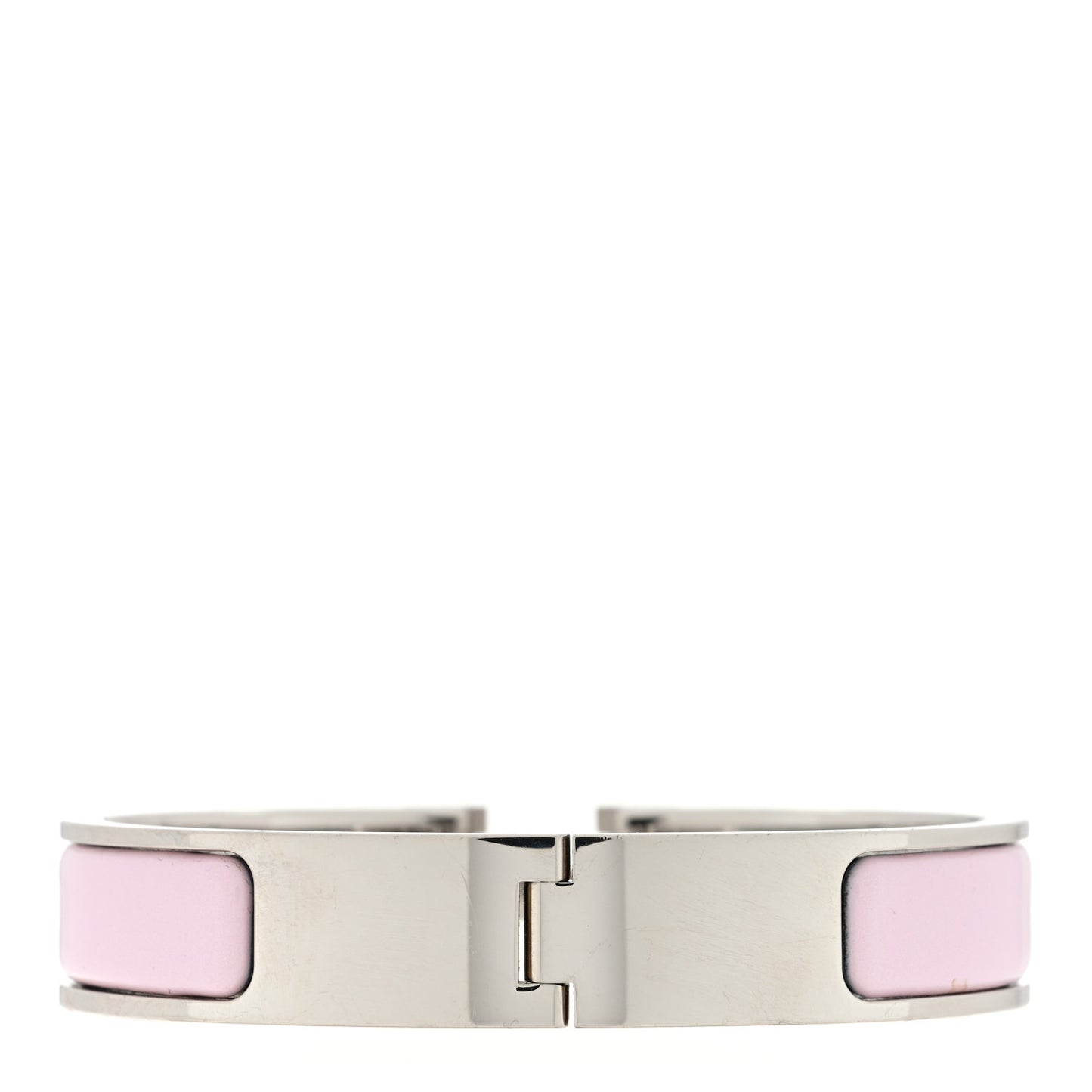 Enamel Narrow Clic Clac H Bracelet PM Rose Dragee