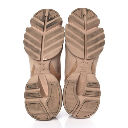 Christian Dior Neoprene Rubber Womens D-Connect Sneakers 37.5 Nude 5 of 7