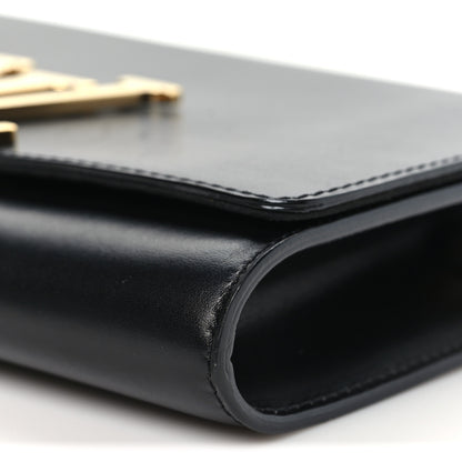 Louis Vuitton Calfskin Chain Louise GM Black 9 of 9