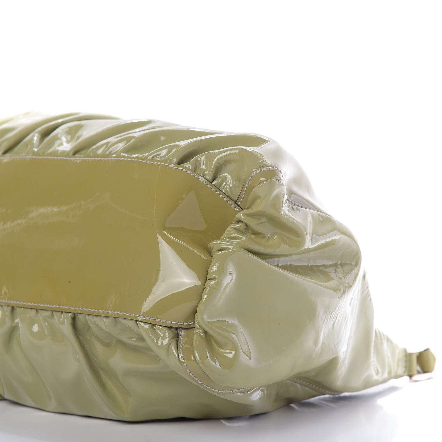 Patent Large D Ring Hobo Green
