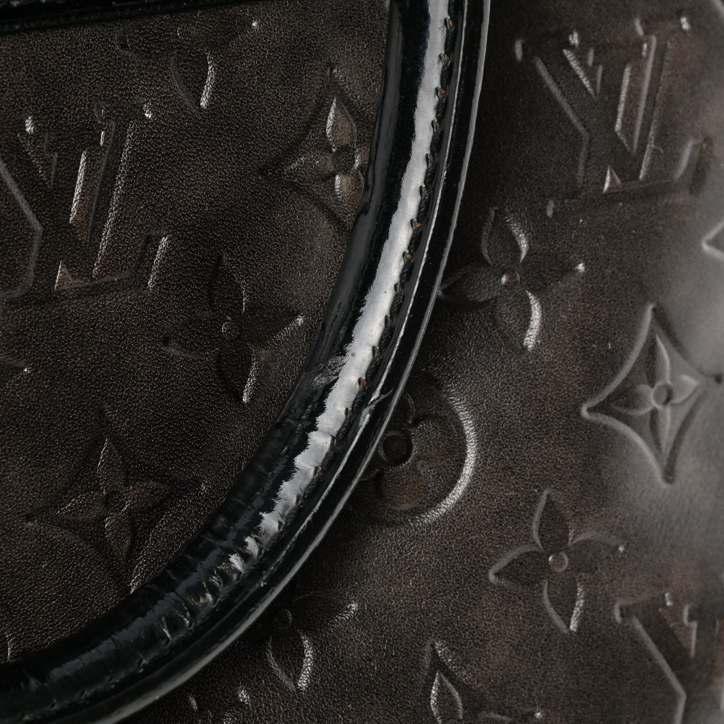 Monogram Embossed Cuir Alizee Gris