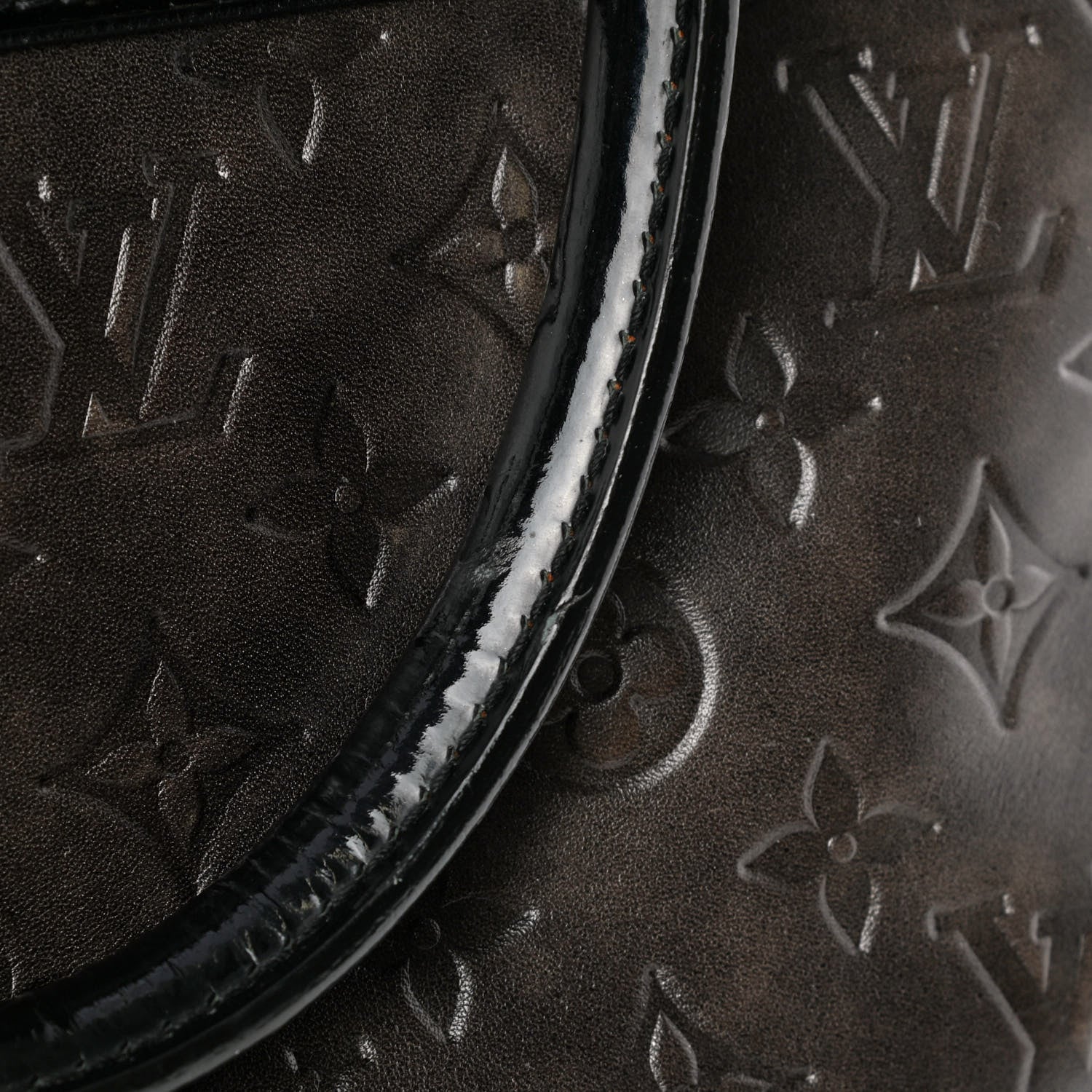 Louis Vuitton Monogram Embossed Cuir Alizee Gris 16 of 16