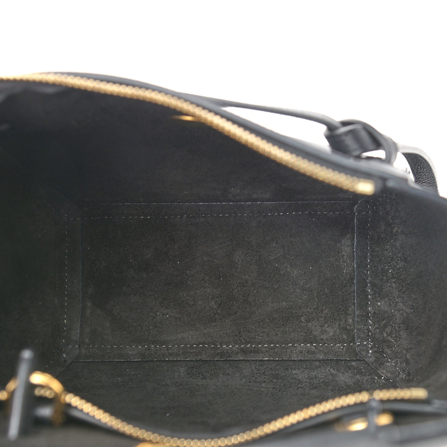 Grained Calfskin Nano Belt Bag Black