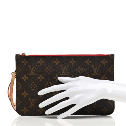 Louis Vuitton Monogram Neverfull MM GM Pochette Cherry 2 of 7