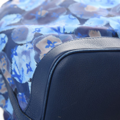 Louis Vuitton Nylon Monogram Ikat Noefull MM Grand Blue 12 of 22
