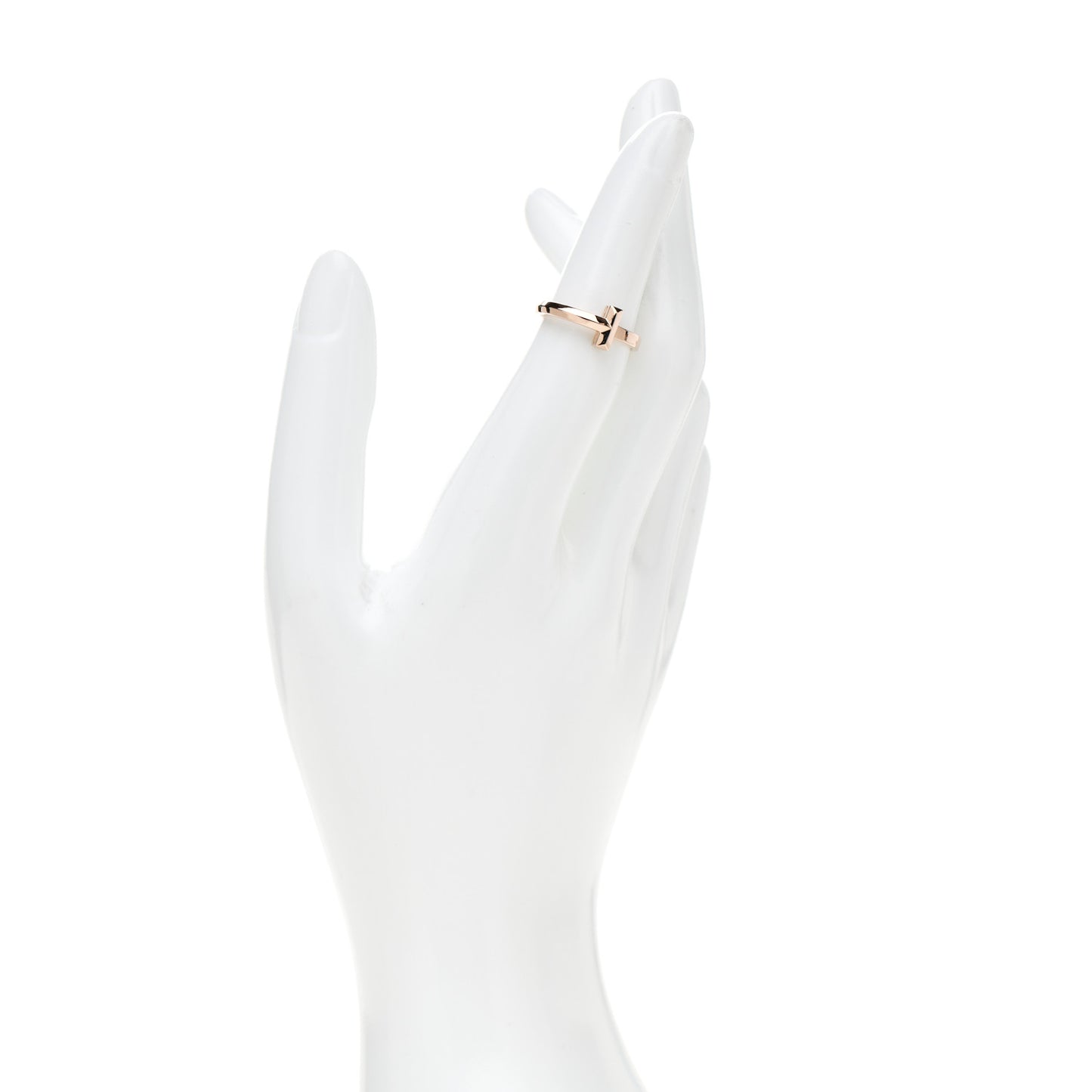 18K Rose Gold 2.5mm T T1 Ring 49 4.75