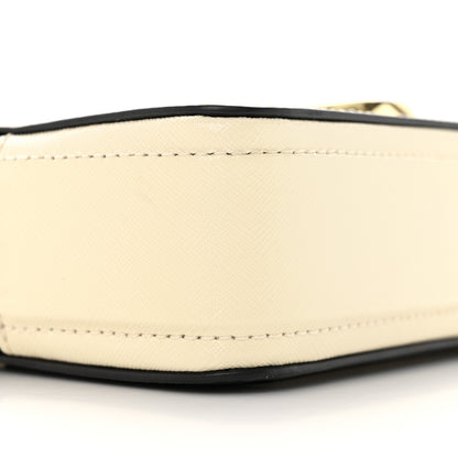Marc Jacobs Saffiano Small Snapshot Camera Bag Cloud White Multicolor 10 of 15