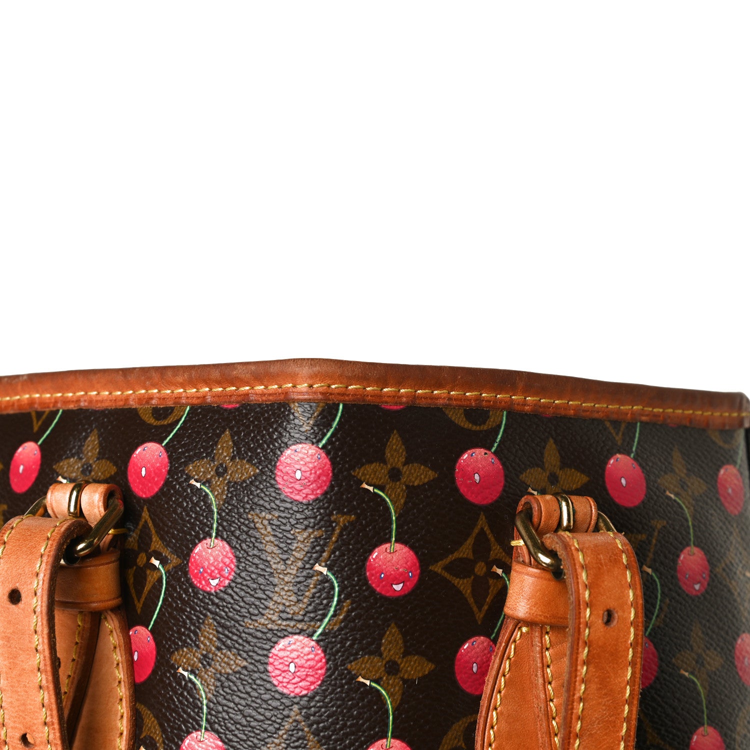 Louis Vuitton Monogram Cerises Bucket Bag 12 of 20