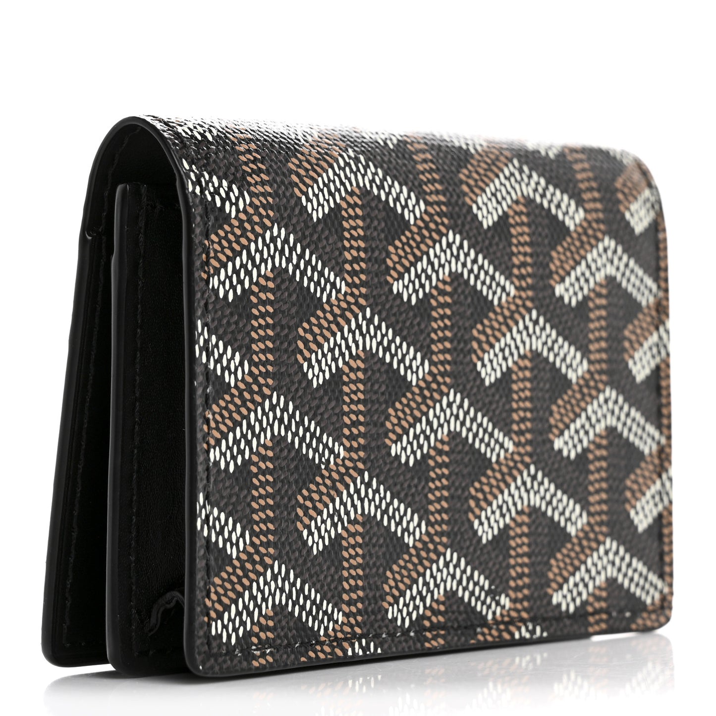 Goyardine Business Card Holder Black