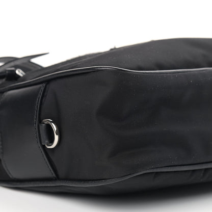Prada Tessuto Nylon Studded New Vela Shoulder Bag Black 8 of 10