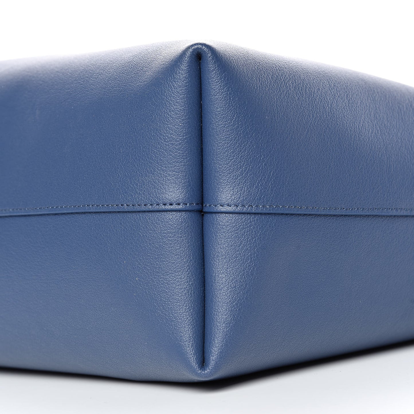 Calfskin Large Shopping Tote Denim