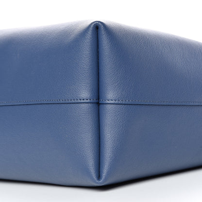 Saint Laurent Calfskin Large Shopping Tote Denim 7 of 11