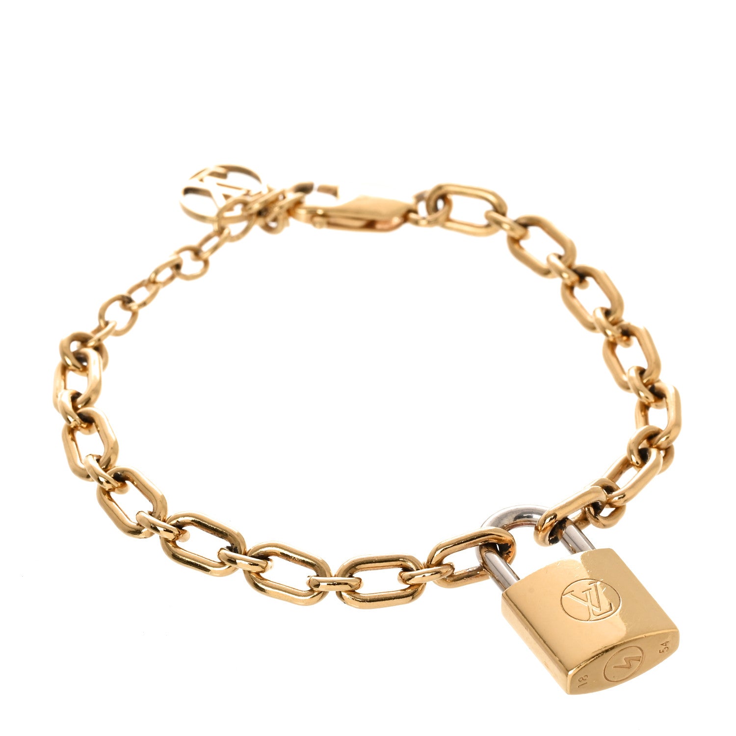 Louis Vuitton Lock It Bracelet Gold 1 of 4