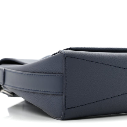 Louis Vuitton Calfskin Aerogram Takeoff Messenger Blue 8 of 9