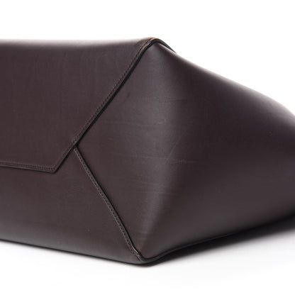 Celine Smooth Calfskin Small Belt Cabas Phantom Dark Brown 7 of 9