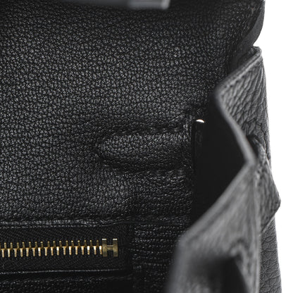 Hermes Togo Birkin 25 Black 16 of 31