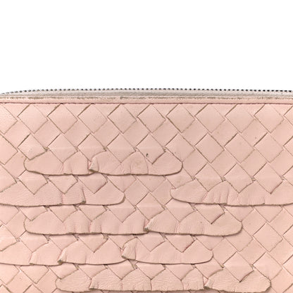 Bottega Veneta Nappa Intrecciato Zip Around Wallet Petal Pink 14 of 36