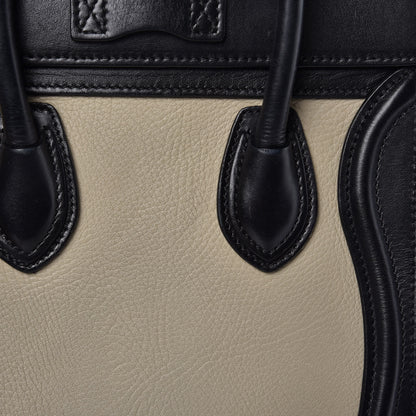 Celine Bullhide Calfskin Nano Tri-Color Luggage Light Taupe 8 of 13
