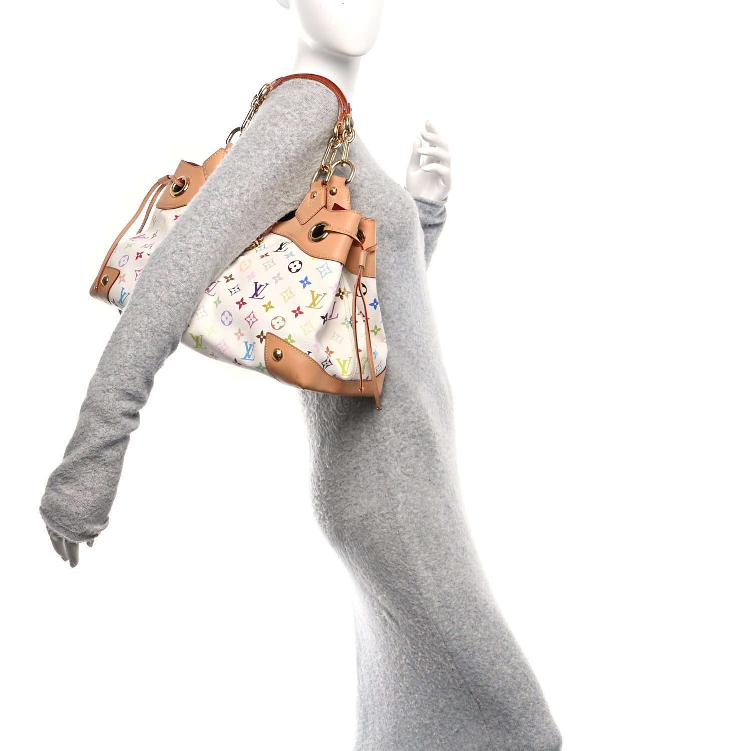 Louis Vuitton Monogram Multicolor Ursula White 2 of 9