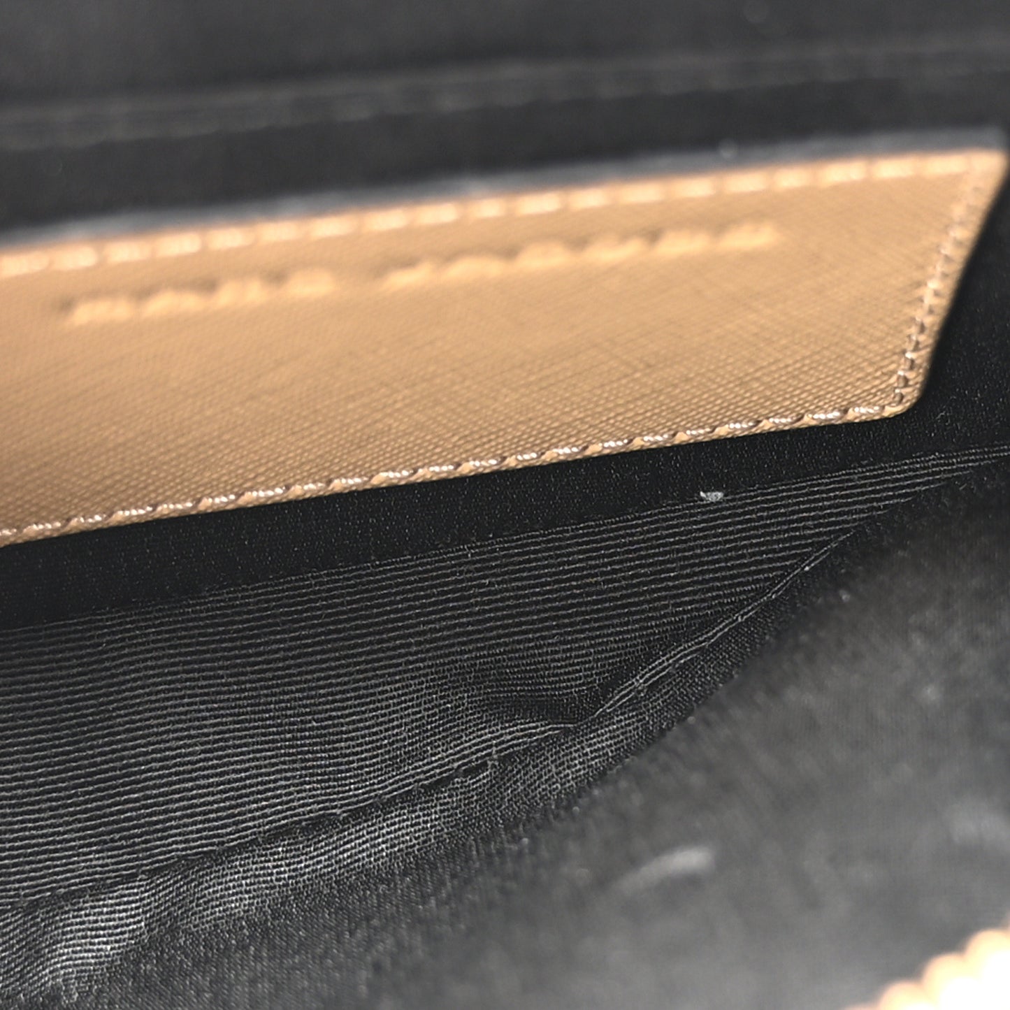 Saffiano Small Snapshot Camera Bag Sand Castle Multicolor