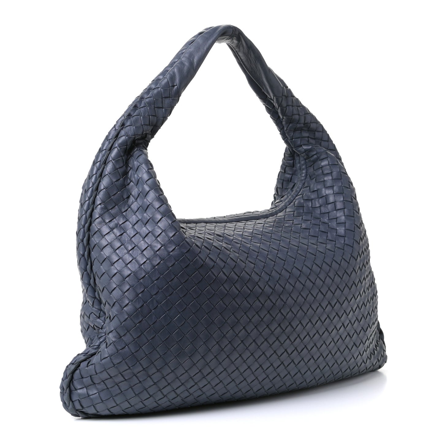 Nappa Intrecciato Large Veneta Hobo Atlantic