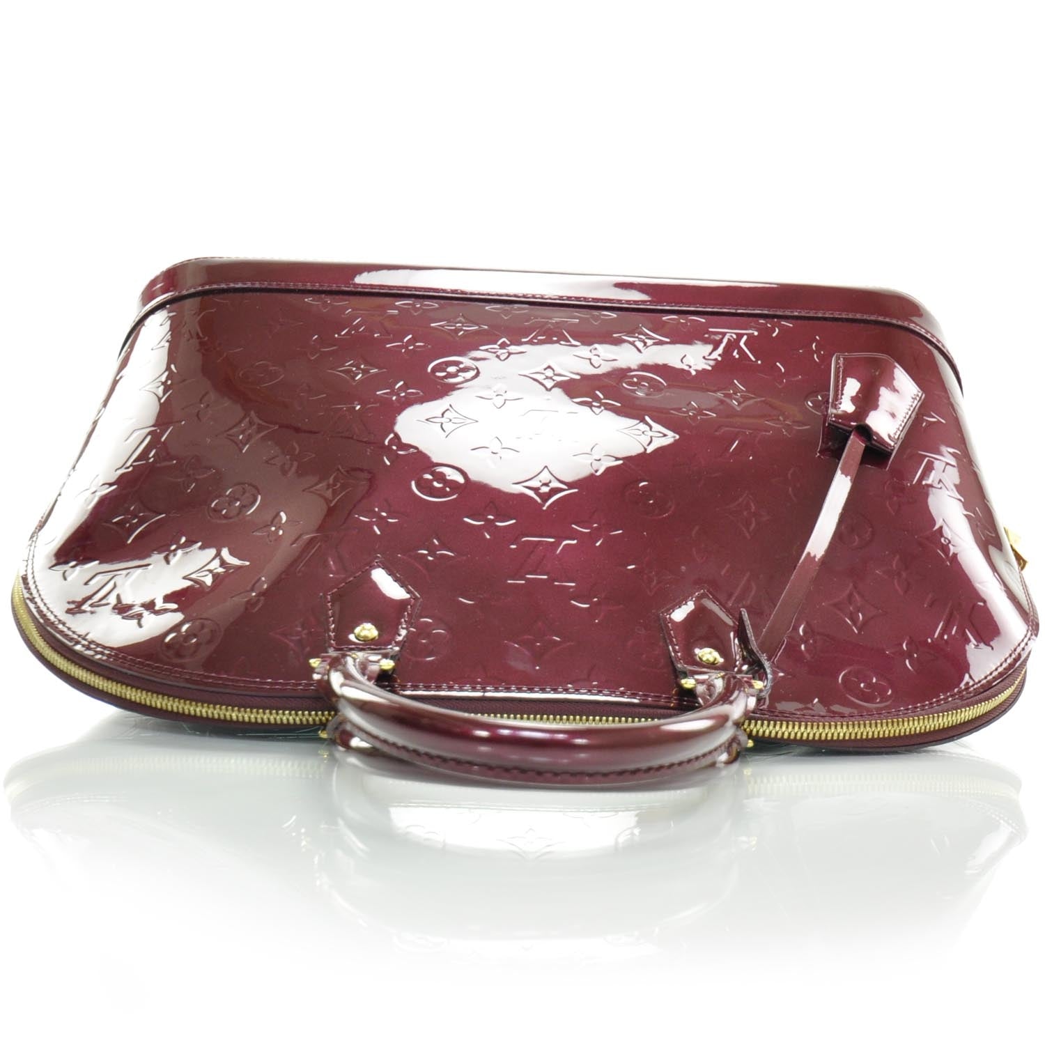 Louis Vuitton Vernis Alma MM Rouge Fauviste 5 of 8