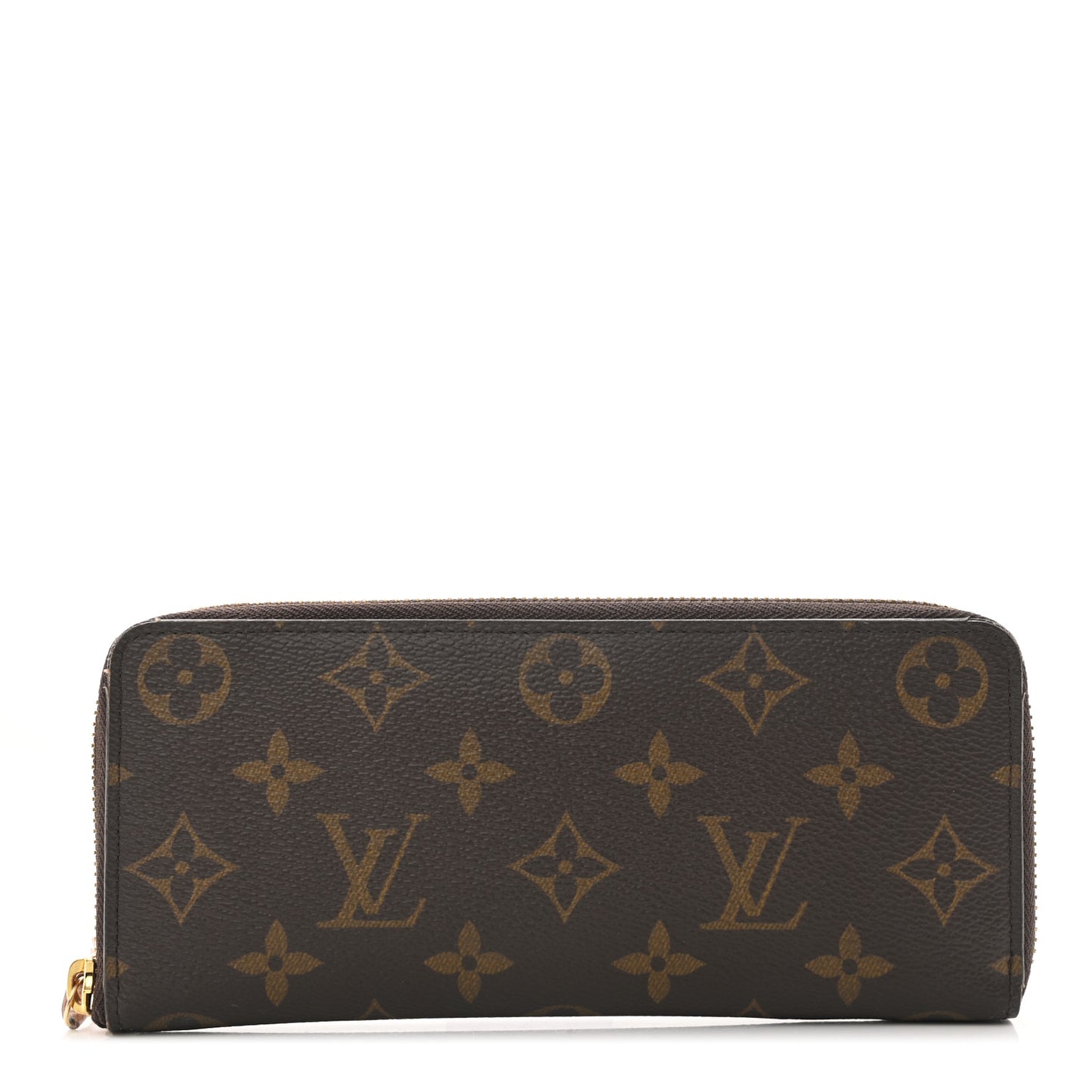 Monogram Clemence Wallet Rose Ballerine