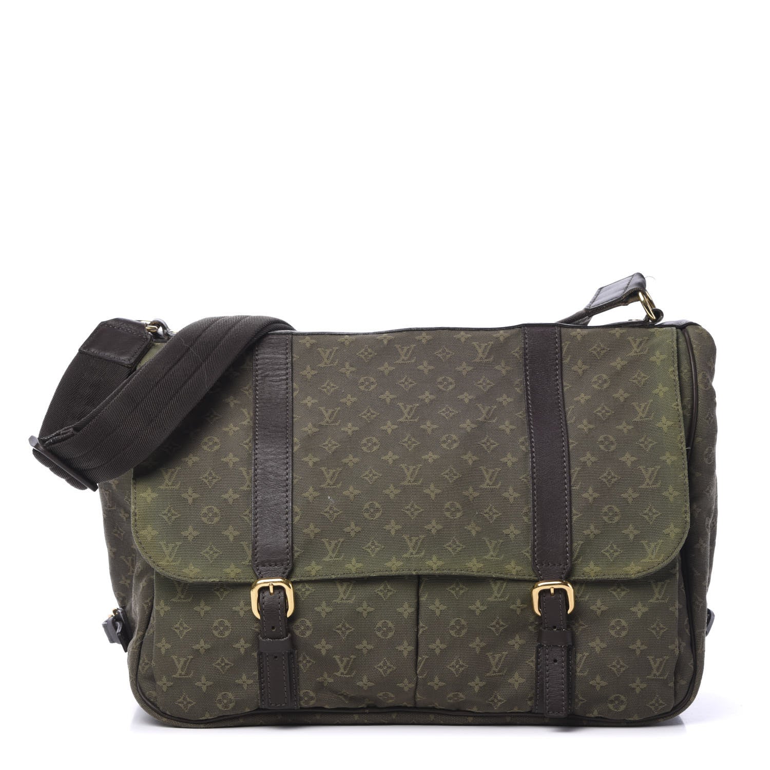 Louis Vuitton Mini Lin Sac a Langer Diaper Bag Kaki 1 of 17