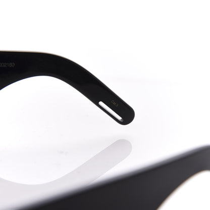 Gucci Acetate Rectangular Flap GG0543S Sunglasses White Black 6 of 9