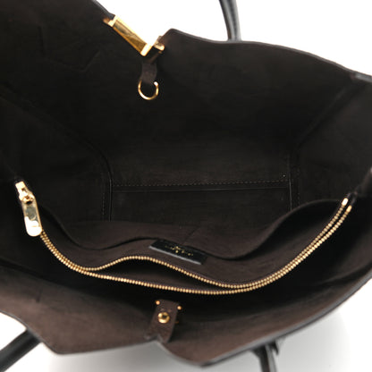 Louis Vuitton Calfskin Monogram Kimono Tote PM Black 5 of 10