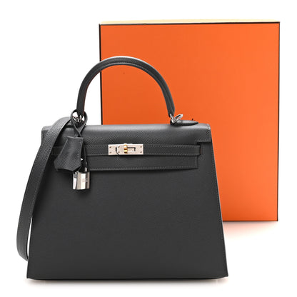 Hermes Epsom Kelly Sellier 25 Gris Misty 11 of 11