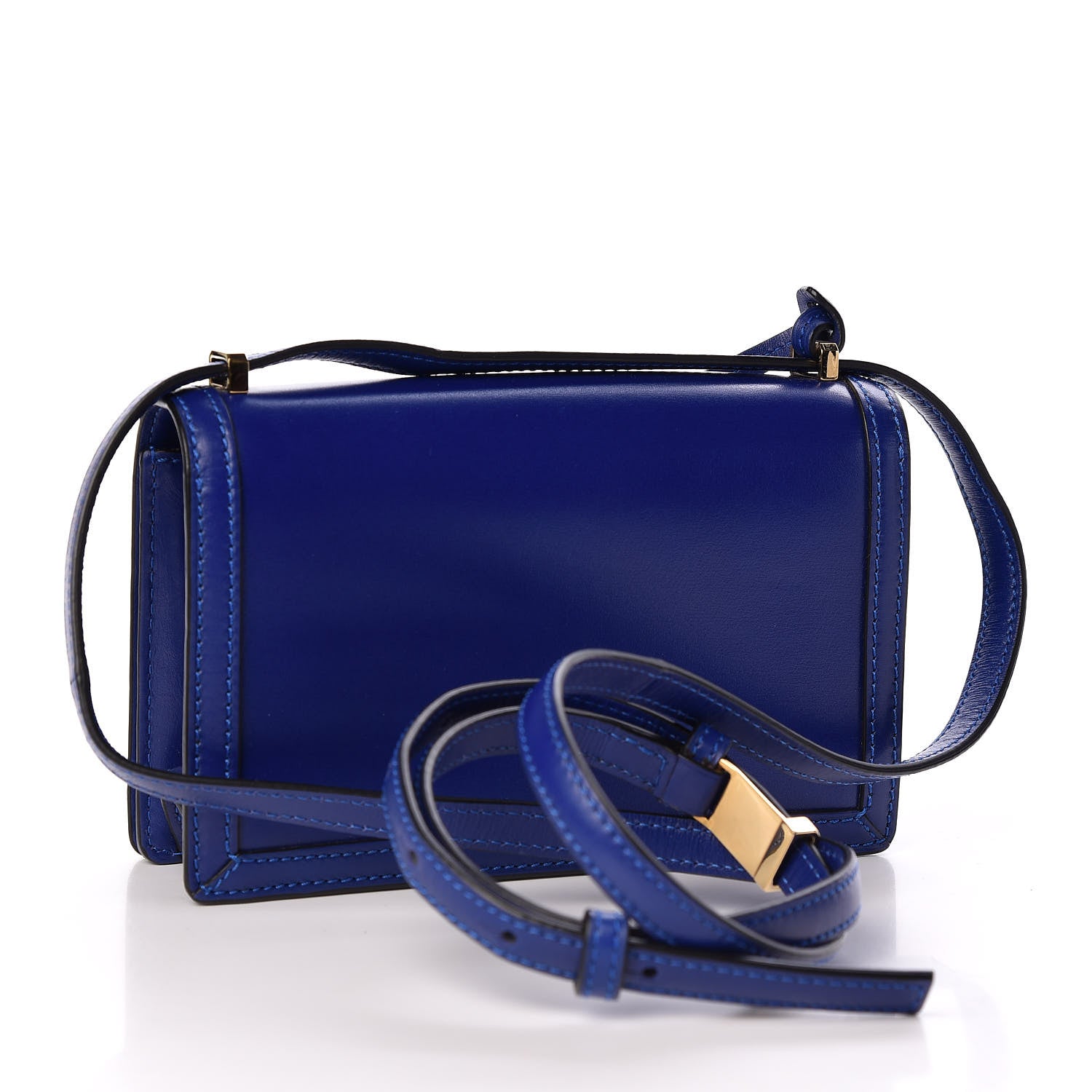 Loewe Calfskin Small Barcelona Shoulder Bag Royal Blue 2 of 8
