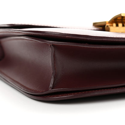 Celine Box Calfskin Medium Classic Box Flap Bag Burgundy 9 of 13