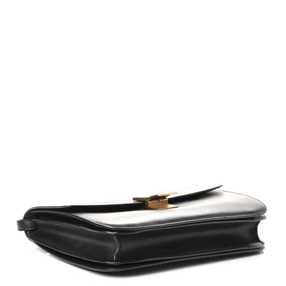 Celine Liege Calfskin Large Classic Box Flap Bag Black 4 of 11