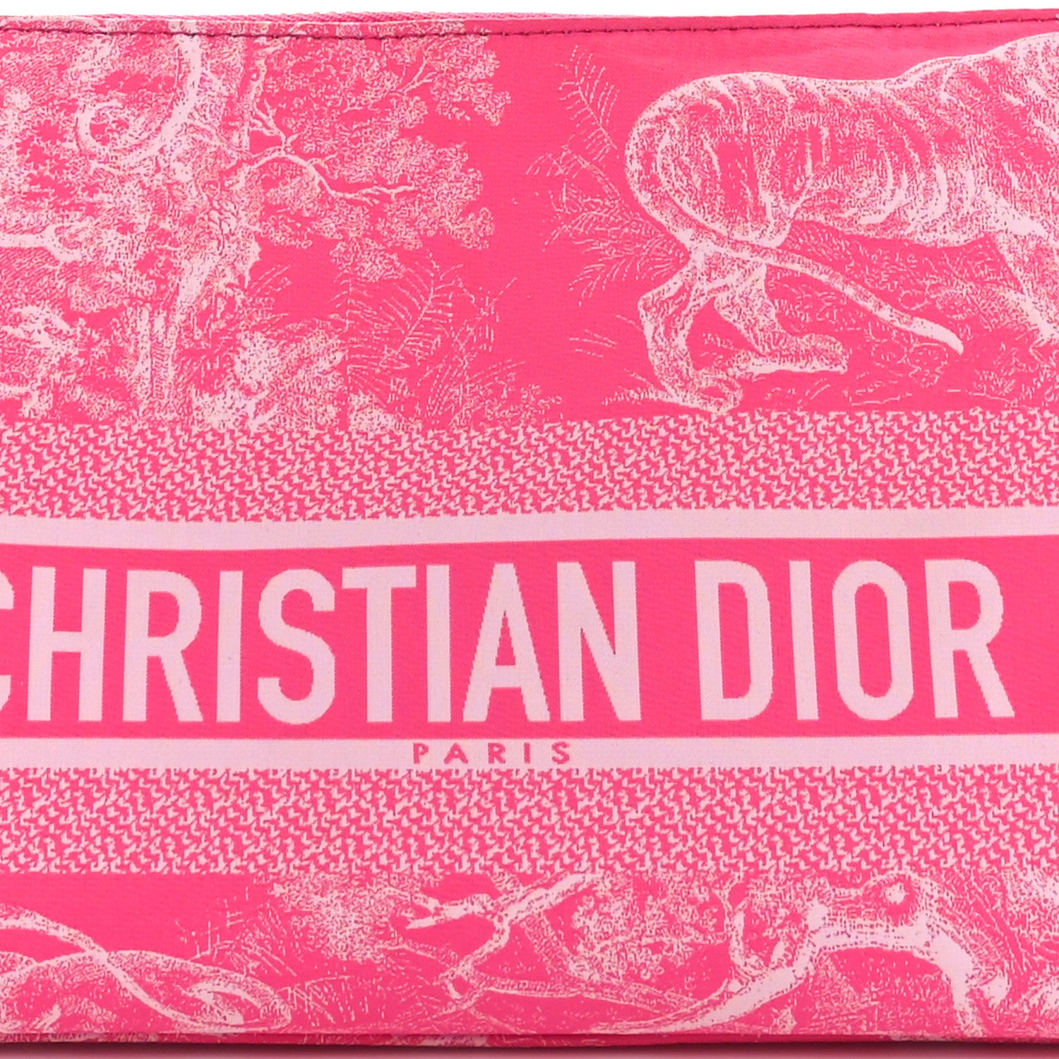 Christian Dior Canvas De Jouy Diortravel Nomad Pouch Pink 8 of 11