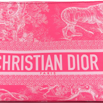 Christian Dior Canvas De Jouy Diortravel Nomad Pouch Pink 8 of 11