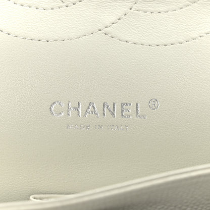 Chanel Caviar Quilted Maxi Double Flap Light Green 6 of 9