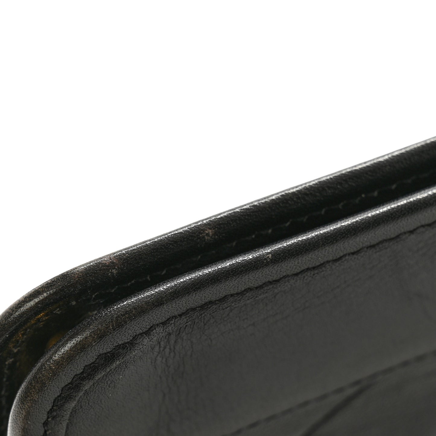 Lambskin Quilted CC Large Clutch Black