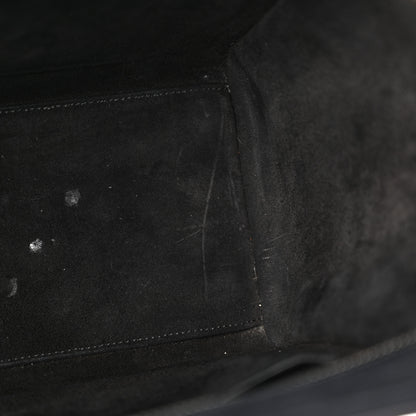 Celine Drummed Calfskin Micro Luggage Black 10 of 20